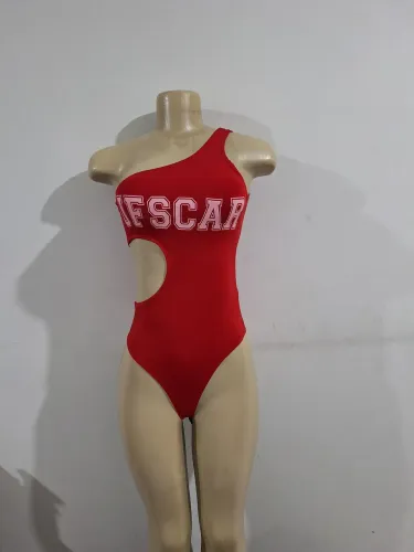 Body feminino vermelho