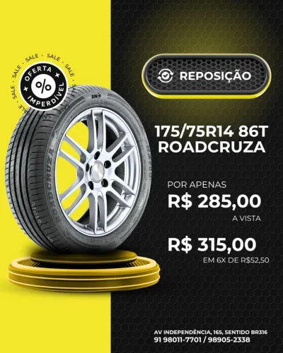 Pneus 175/75r14 86T ROADCRUZA
