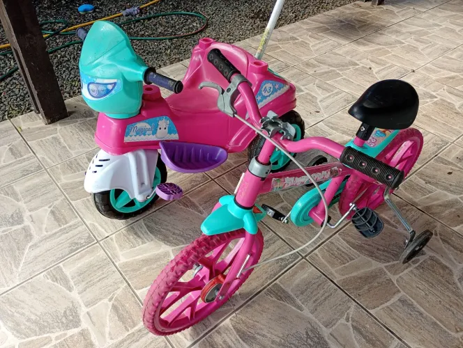 Motinha bicicleta infantil 