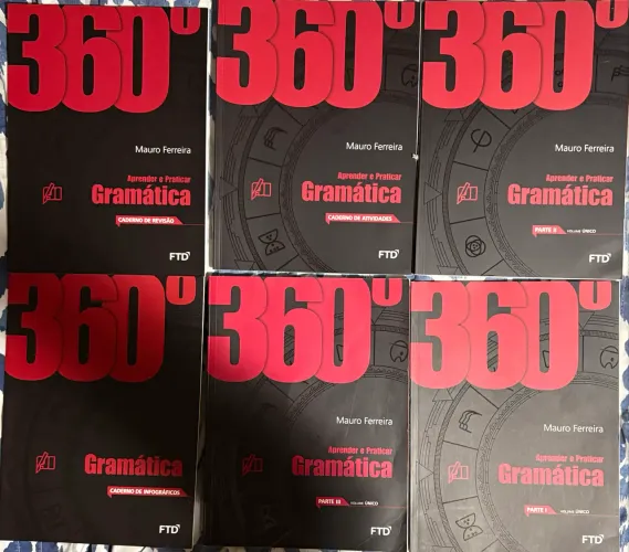 GRAMÁTICA 360 FTD | BOX 6 Livros