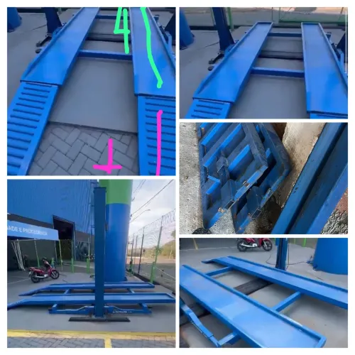 Rampa para elevador automotivo 4 + 1 m