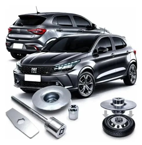 Kit Trava Antifurto Estepe Fiat Argo_Aceito Cartão