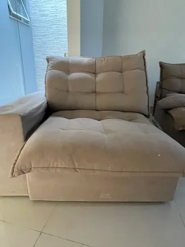 Sofá Retrátil e Reclinável Modular 3 Módulos - Para Reforma