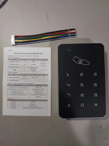 Controlador De Acesso Digital Teclado Rfid E Senha 12v Novo