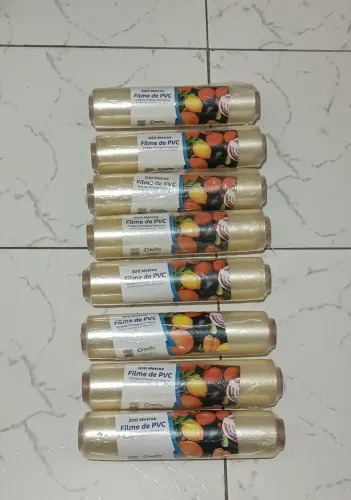 08 Rolos de Plástico Filme com 300 METROS cada ( Preço de ocasião)