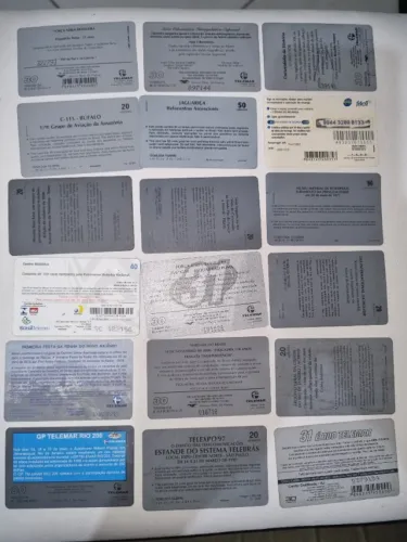 CARTÕES TELEFÔNICOS RAROS