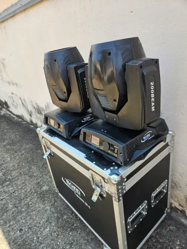 Iluminação profissional Moving Bean com case