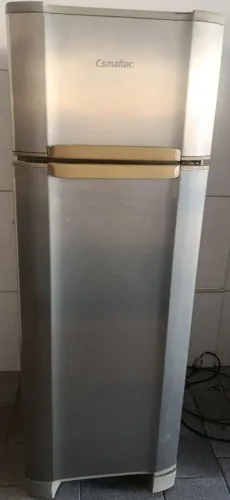 Geladeira Esmaltec Inox com Garantia