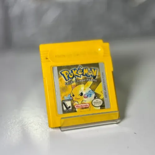 Cartucho Pokémon Yellow Game Boy Original Gradiente Salvando