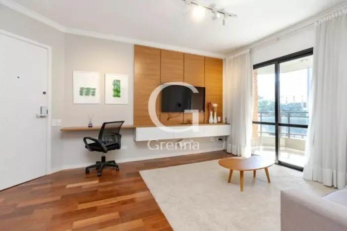 Apartamento mobiliado para locação em Brooklin - SP |100m²