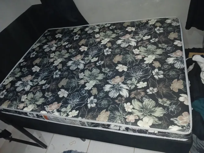 Cama box casal + colchão casal