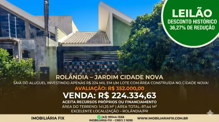 ? Aceita Recursos Próprios ou Financiamento