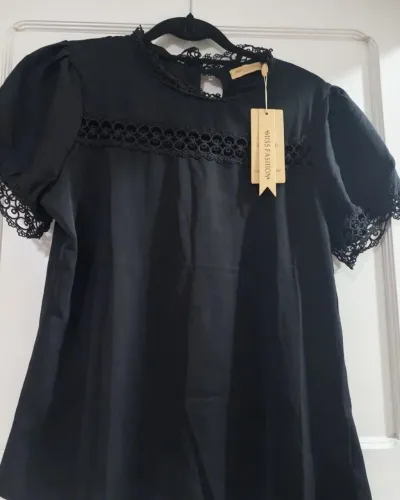 Blusa Preta Deslumbrante