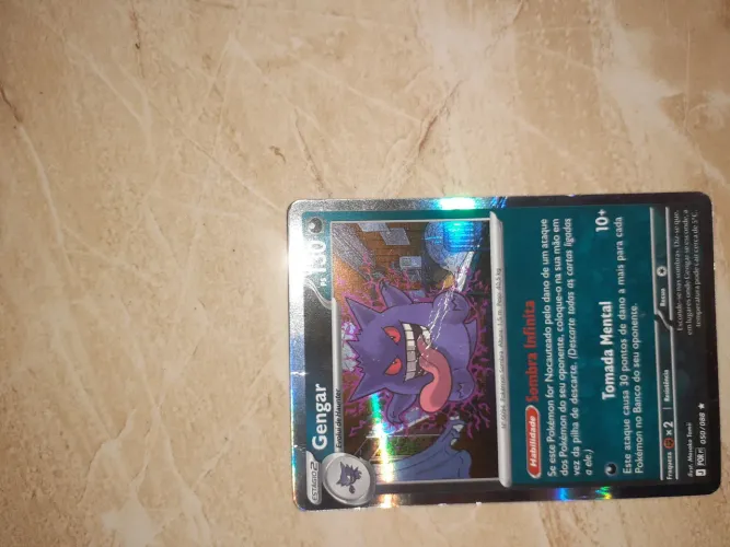 Carta de pokémon gengar