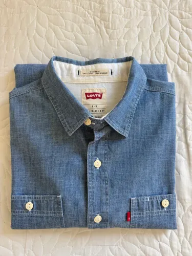 Camisa Jeans masculina slim LEVI?S