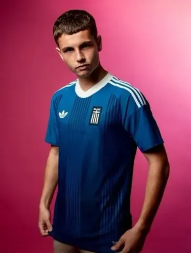Camisa da Grécia II - 2026 - Modelo torcedor - Tamanho G