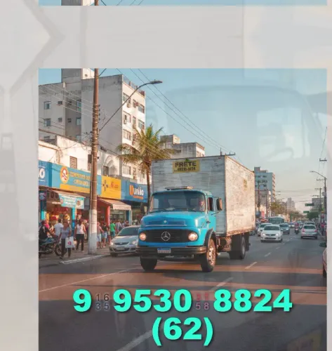 Frete rápido! Precisando de transporte? Ligue agora e agende seu serviço!