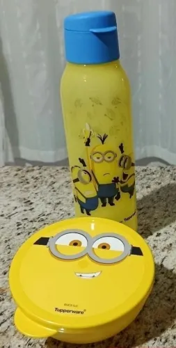 2 kits Minions Tupperware 