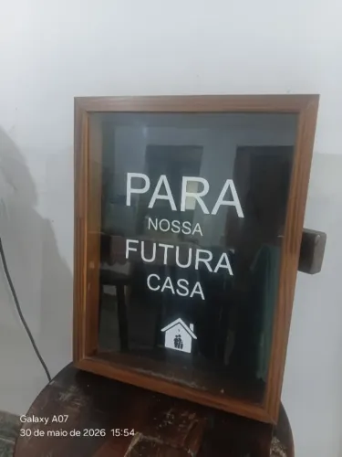 Quadro cofre PARA NOSSA FUTURA CASA 