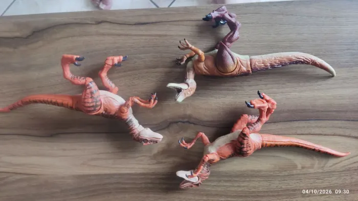 Mattel Jurassic park Hammond collection (3 peças )
