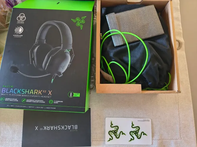 Headset fone gamer razer blackshark V2 X 