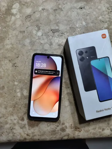 REDMI NOTE 13 256GB 8+ 8 DE RAM C/ CAIXA , CAPA E CARREGADOR.