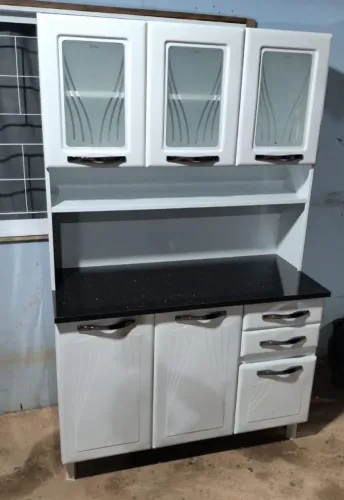 Cozinha De Aço Novo Produto Na Caixa/Entrega É Montagem Grátis Loja R L Moveis