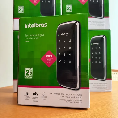 Fechadura Digital Intelbras FR 101 Touch Screen [ORIGINAL/LACRADO]