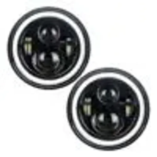 Par Farol Angel Eyes Defender Led Jeep Troller Fusca Kombi - Unidade 