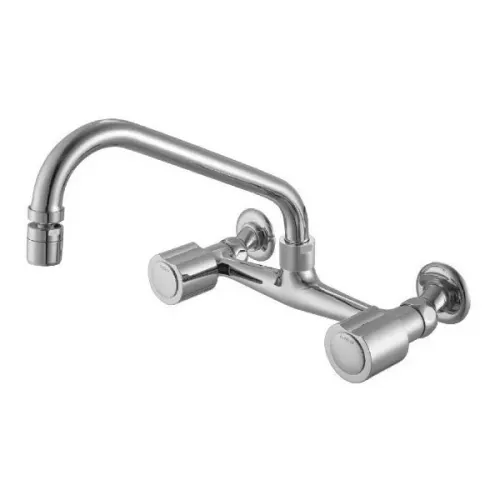 Torneira Misturador Cozinha Parede Meber C 43 Cromada Fria/Quente Bica Alta 1/4