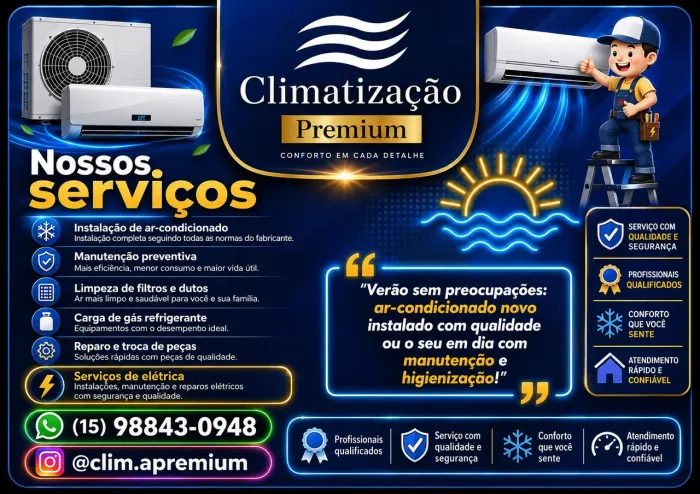 Instalação e manutenção ar-condicionado