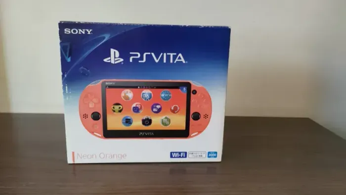 Psvita Slim Pch 2000 Neon Orange Novo Sony Ps Vita Laranja