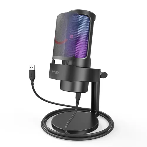 Microfone condensador de mesa Fifine