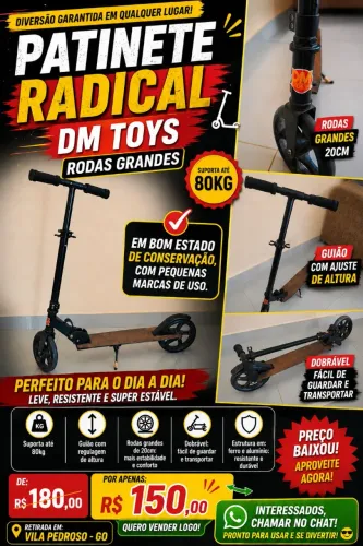 PATINETE RADICAL DM TOYS