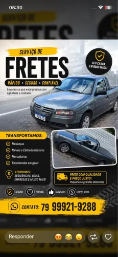 Aracaju e região frete e mudança
