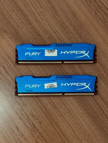 Kit 2x4GB Kingston HyperX Fury Blue DDR3 1866MHz - 8GB