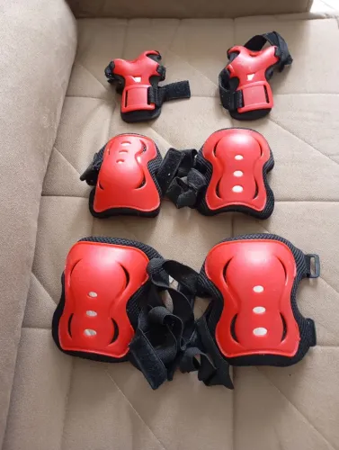Kit protetor para patins e bike infantil