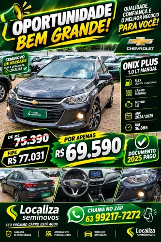 Chevrolet Onix Plus LT 1.0 12V Flex Mec. 4P 2025