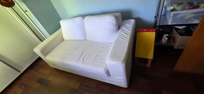 Sofa cama casal Tok&Stok branco com capa sarja removível  retirada SP/ Butantã 