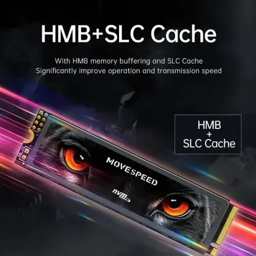 SSD M.2 NVME Movespeed 7450 mb/s  4 Terabytes LACRADO