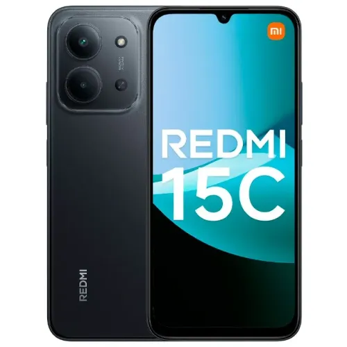 Celular Xiaomi Redmi 15C 4GB de RAM / 128GB / Tela 6.9" / Dual Sim LTE - Preto (Global)