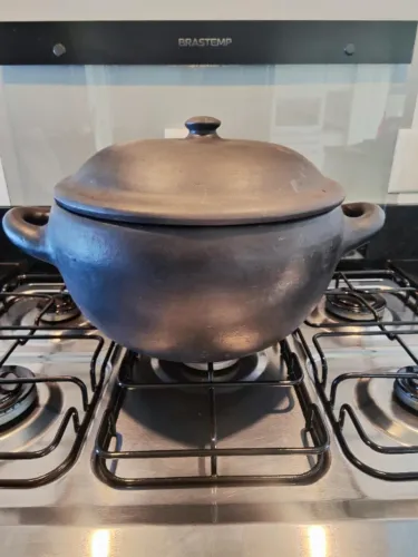 panela de barro grande artesanato de Goiás