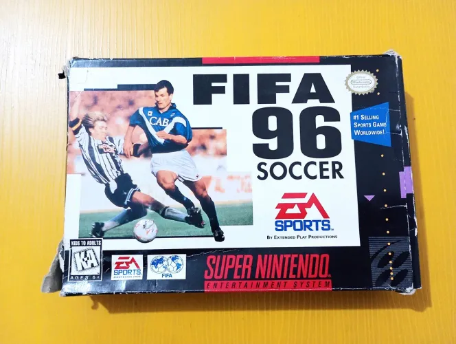FIFA Soccer 96 Super Nintendo original na caixa Snes