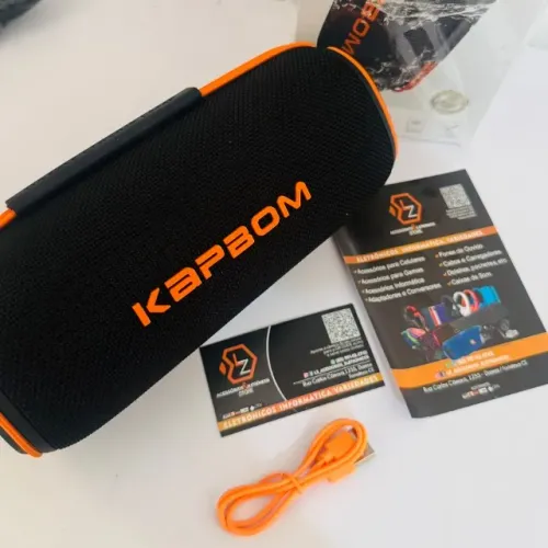 Caixa de som Bluetooth Kapbom KA-8196 - potência de 60W