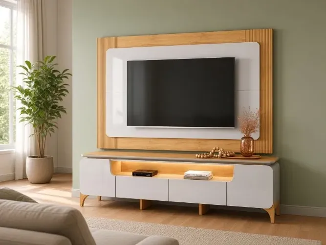 Conjunto Bancada e Painel Alicia 2,24m (NOVO A PRONTA ENTREGA)