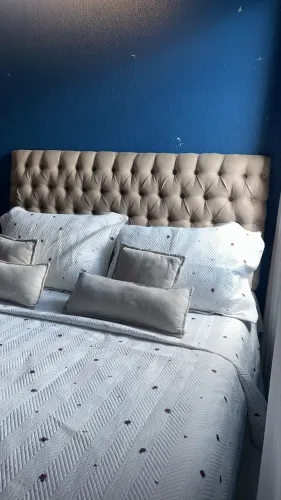 cabeceira cama Queen - sofisticada - Dê um UP no seu quarto! 