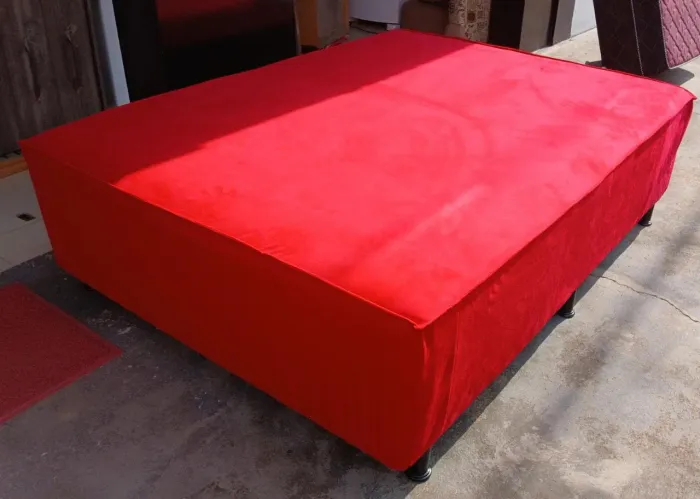 Cama box casal semi-ortopedica. Faço a entrega * 