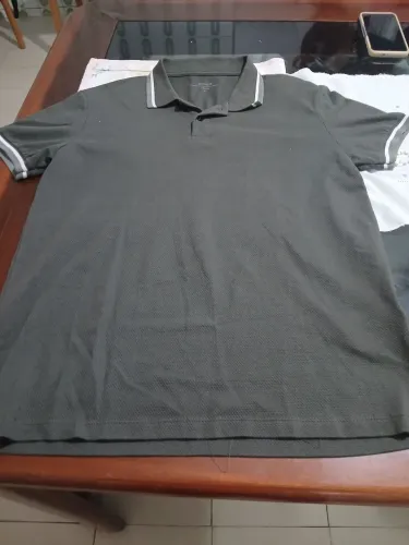 BLUSA POLO COR CHUMBO TAM P