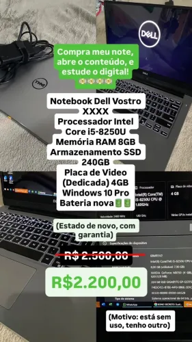 Notebook Dell Vostro Core i5