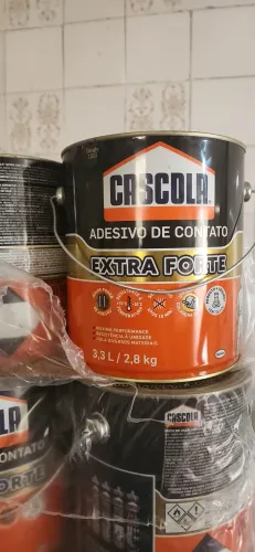 Cola de contato cascola valor da lata R$:120